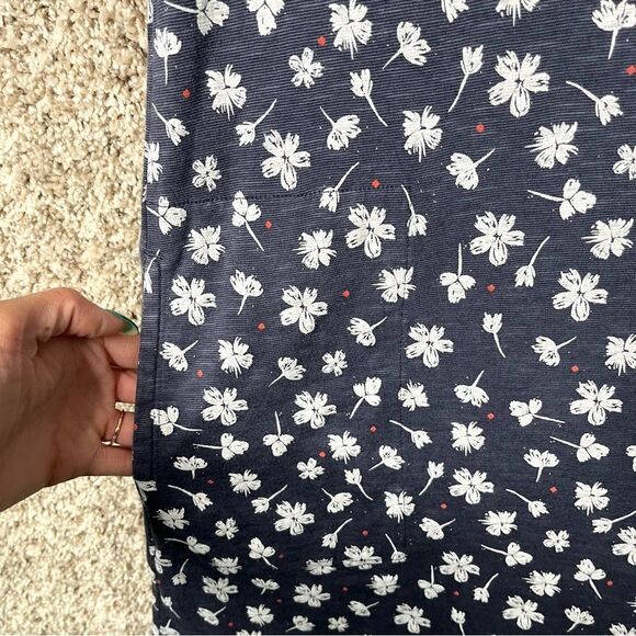 Toad&Co Dress Women’s Small Windmere II Navy & White Floral Short Sleeve T-Shirt - Picture 4 of 9